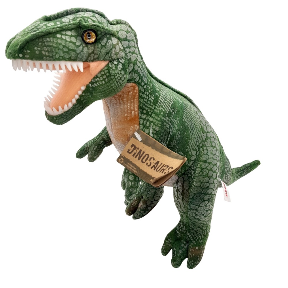 Aurora Xcaret T-Rex Plush Green Tyrannosaurus Rex Dinosaur Stuffed Animal NWT